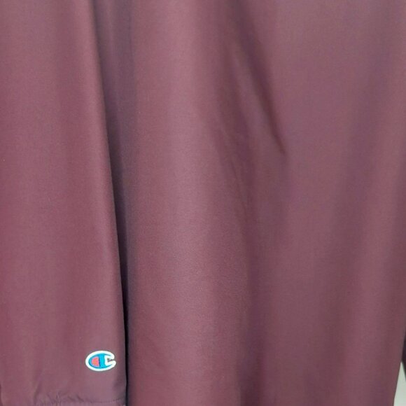 Champion CMU Central Michigan University Chippewas Size M 1/4 Zip Wind Jacket - Picture 4 of 4